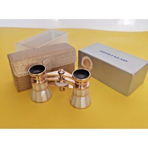 Vintage Mignon 3X Mother of Pearl J-E56 & J-B19 Opera Glasses In original box